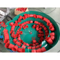 Full automatic Plastic cap Gasket foam Inserting insert aluminum foil lining cutting wadding Pushing Punching Machine